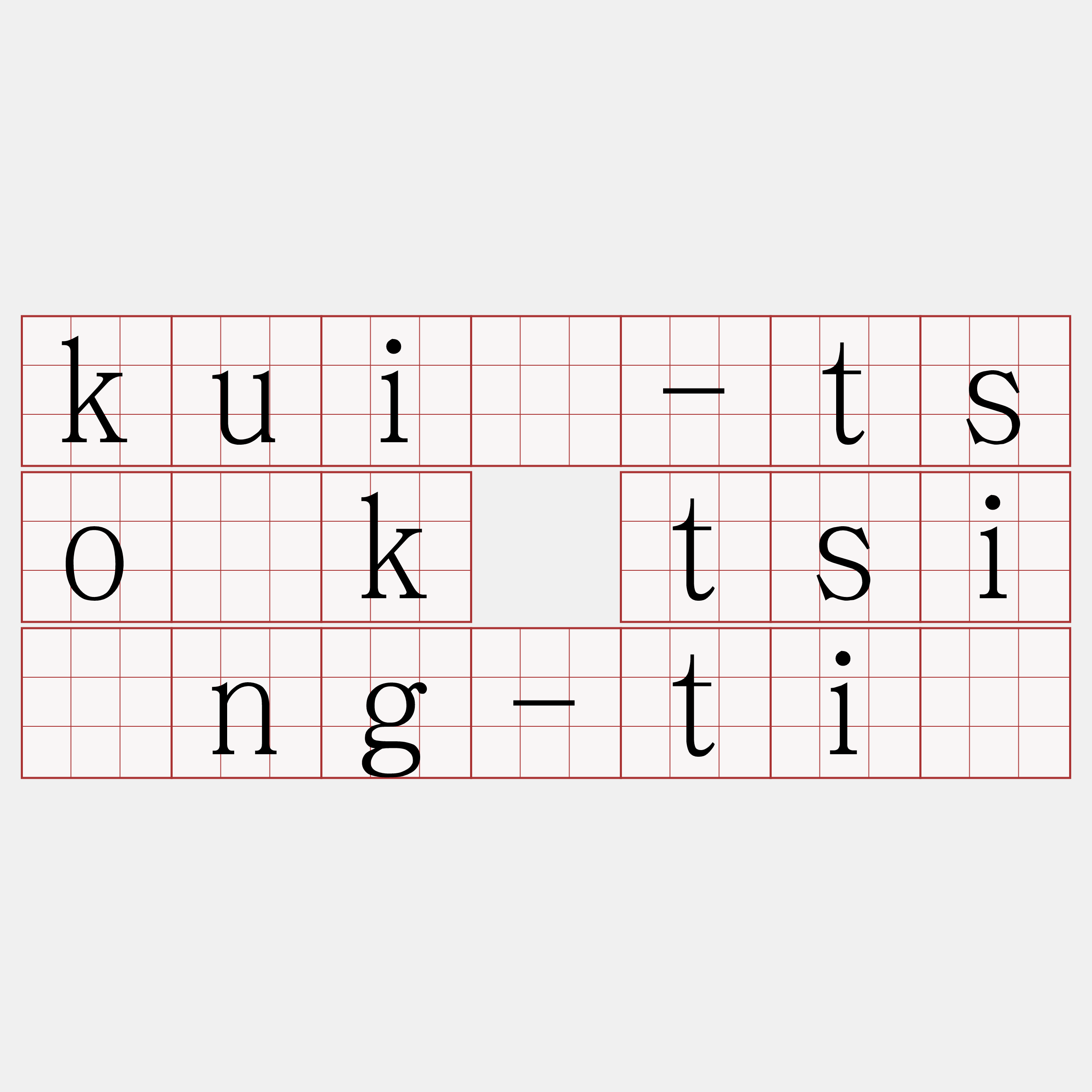 kuì-tso̍k tsìng-tī